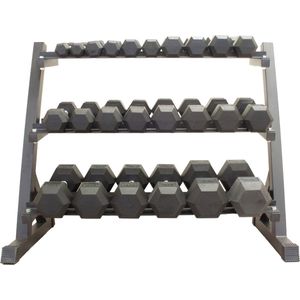 Focus Fitness - Opbergsysteem - Dumbbell Rack 3 lagen