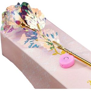 Livano Gouden Roos 24k - Valentijn Cadeautje Voor Haar & Hem - Cadeautje Vrouw - Goud