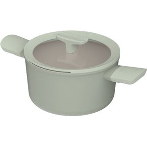 LEO Kookpot antikleef met deksel Balance Sage - Ø 20cm - Sage -