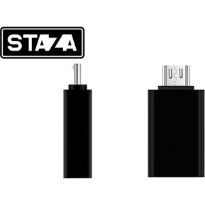 verloop adapter USB-adapter naar Micro usb | Opzetstuk | USB to Micro-usb Converter | zwart