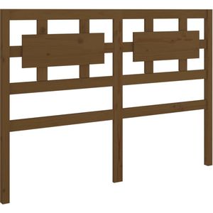 vidaXL - Hoofdbord - 205,5x4x100 - cm - massief - grenenhout - honingbruin