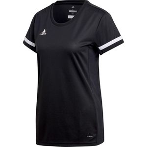 adidas Sportshirt - Maat L  - Mannen - zwart/ wit