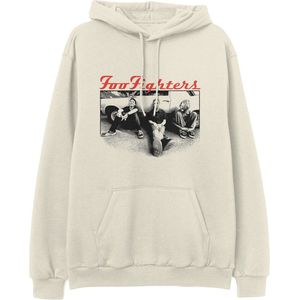 Foo Fighters Lounging Trui met capuchon beige M Katoen - Band merch, Bands