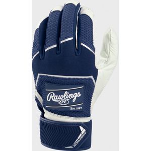 Rawlings - MLB - Honkbal - WH22BG - Slaghandschoentjes - Paar - Workhorse - Baseball Batting Gloves - Navy Blauw - Large