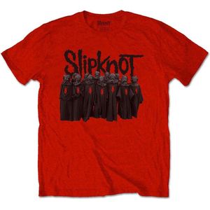 Slipknot - Choir Heren T-shirt - 2XL - Rood