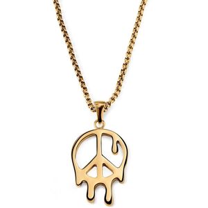 Otsu - Heren - Roestvrij Staal Schakelketting - Goudkleurig