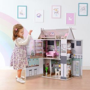 Teamson Kids Boerenwoning Poppenhuis Voor 12"" Poppen met 13 Accessoires - Accessoires Voor Poppen - Kinderspeelgoed - Veelkleurig