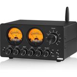 Tumex - Voorversterker - Equalizer - 5-Band Frequentiecontrole - Stereo EQ Bluetooth 5.0 - Inclusief VU Meter - Compacte DC 5V Voeding