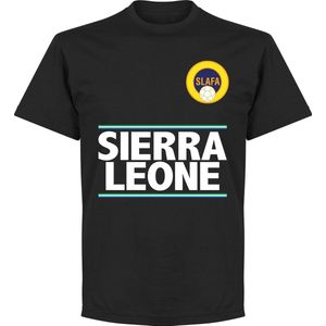 Sierra Leone Team T-Shirt - Zwart - XXL