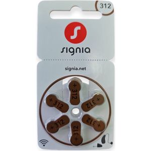 Signia P312 hoortoestel batterij