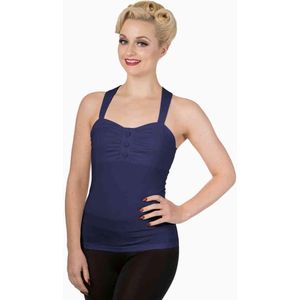 Dancing Days - THIS MOMENT Mouwloze top - S - Blauw
