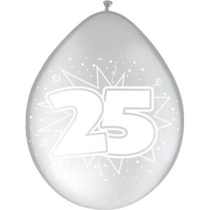 Folat - Ballonnen 25 zilver