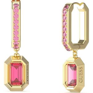 Guess JewelleryJUBE04252JWYGFCT-U Oorbellen Goud/Roze