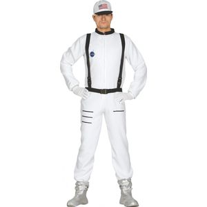 Fiestas Guirca - Volwassenkostuum Astronaut wit XL (54-56)