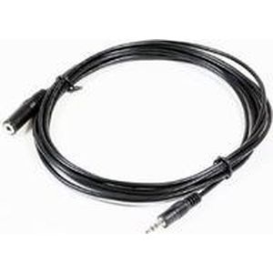 Microconnect Audio 3.5mm (5m) audio kabel Zwart