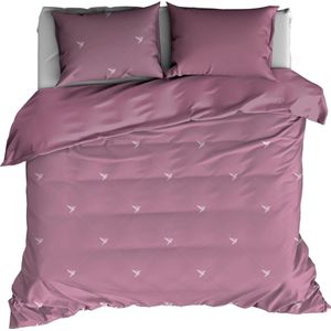 De Witte Lietaer Dekbedovertrek Katoen Flanel Piper - Lits Jumeaux - 240 x 220 cm - Roze