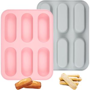 Silicone Mini Baking Mould - Non-Stick 6 Cavities for Small Cakes, Bread, and Meatloaf