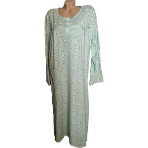 FINE WOMAN® 6545 Nachthemd 130CM 140GSM Single Jersey L (42-44) groen