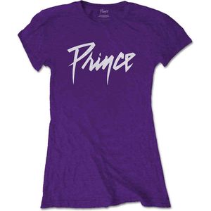 Prince - Logo Dames T-shirt - L - Paars