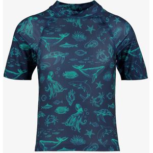 Osaga kinder UV zwemshirt met zeedieren blauw - Maat 86