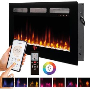 Dimplex Sierra 48 Cinewall Elektrische Haard - 1600W - Zwart