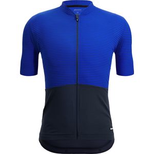 Santini Colore Riga Korte Mouwen Fietsshirt Blauw L Man