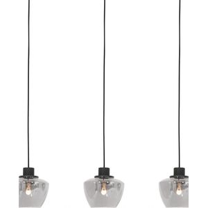 Mexlite hanglamp Noirver - zwart - metaal - 3350ZW