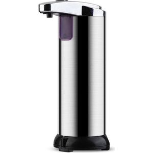 Automatische zeepdispenser Levara - zeep dispenser-zeep pomp-elektische zeeppomp-desinfecterende gel-touchless-handsfree-sensor-no touch-hygiënisch-badkamer-keuken-toilet