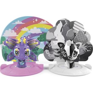 Zoobles Speelset Butterfly And Fox Junior Paars/wit 6-delig
