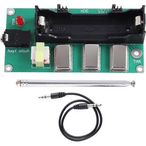 1MHZ 3MHZ 5MHZ 3-kanaals AM-zender met Antenne en Audiokabel