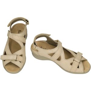 Durea -Dames - beige - sandalen - maat 38.5