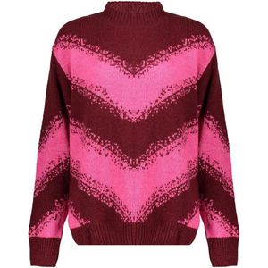 Geisha Trui Gebreide Trui 44530 29 Pink/burgundy Dames Maat - S