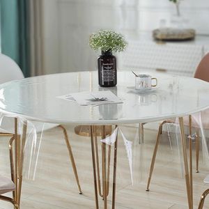 tafelkleed transparent - transparant, tafelbescherming \ doorzichtig tafelkleed, afwasbaar 100 x 140 cm.