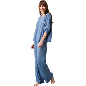 Nautica - Dames Pyjama Set, Lange Mouwen - XL