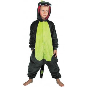 PARTYPRO - Groene dinosaurus outfit voor kinderen - 110 (4-6 jaar)