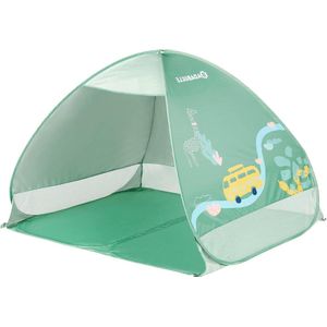 UV-beschermingstent grote strandtent hoge bescherming tegen de zon SPF 50+ Pop-Up systeem Groën - Badabulle - strandtent met UV-bescherming