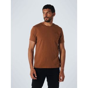 No Excess Mannen Ronde Hals T-Shirt Karamel XXL