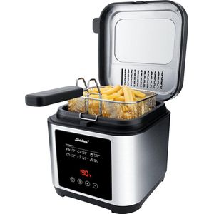 Steba DF150 - Frituurpan - friteuse - 2,5 liter - 1200 Watt - 800 gram - timer - XXL kijkvenster - Anti reukfilter