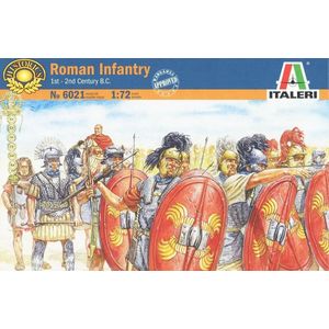 1:72 Italeri 6021 Roman Infantry - II-I centuries BC Plastic Modelbouwpakket