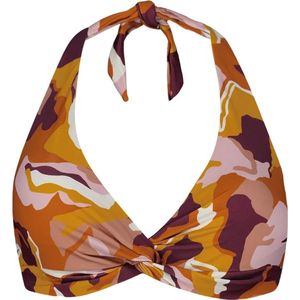 Barts Lunan Cross Halter Vrouwen Bikinitopje - maat 40 - Oranje