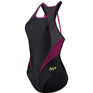 Michael Phelps Hanoi - Badpak - Dames - Zwart/Roze - 32