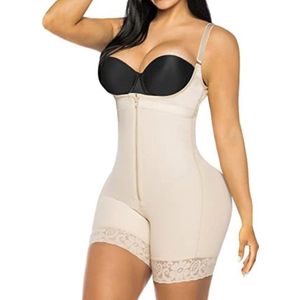 Sluitlaken - Postpartum Buikband - Buikbanden - Buikband na Zwangerschap - Beige kort - S