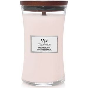 WoodWick Geurkaars Sheer Tuberose Large Candle