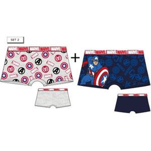 Marvel Captain America 2-Pack Boxershort Maat 140
