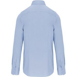 Overhemd Heren L Kariban Lange mouw Light Blue 97% Katoen, 3% Elasthan