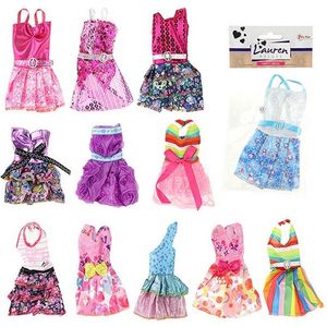 Jurk voor o.a. Barbie Pop - Barbie Kleertjes - Modepop Kleertjes