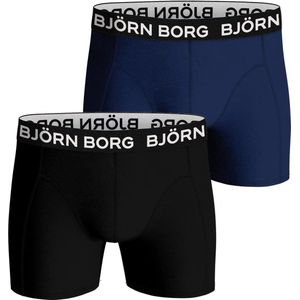 Björn Borg 2-pack heren boxershorts - Bamboe - S - Zwart