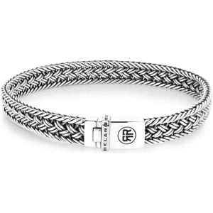 REBEL & ROSE Sterling Zilverkleurig Line Ceres RR-BR036-S-17.5 cm