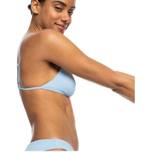 Roxy Rib Love The Quiver Triangle Bikini Top - Bel Air Blue