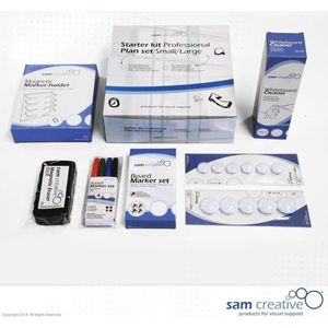 Starter Kit Professional voor Whiteboards | Whiteboard Starterkit | Whiteboard Accessoires Set | sam creative